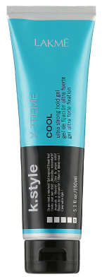Гель ультрасильной фиксации Lakme K.style Cool X-Treme, 150 мл
