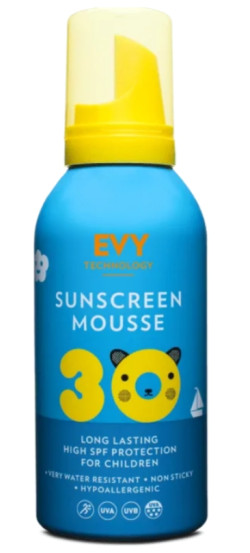 Солнцезащитный мусс для детей и младенцев EVY Technology Sunscreen Mousse Kids SPF, 150 мл