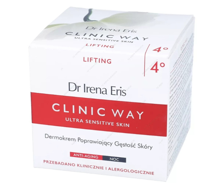 Нічний крем «Пептидний Ліфтинг» Dr. Irena Clinic Way 4° 60+ Peptide Lifting, 50 мл