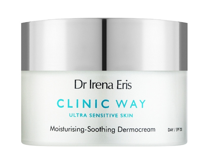 Увлажняющий и успокаивающий дневной крем Dr. Irena Eris Clinic Way Moisturising-Soothing Dermocream Day SPF20, 50 мл