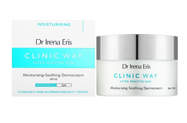 Увлажняющий и успокаивающий дневной крем Dr. Irena Eris Clinic Way Moisturising-Soothing Dermocream Day SPF20, 50 мл