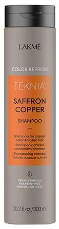 Шампунь для обновления цвета медных оттенков волос Lakme Teknia Color Refresh Saffron Copper Shampoo, 300 мл