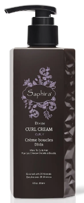Крем для кучерявого волосся мінеральний Saphira CURLY, 250мл