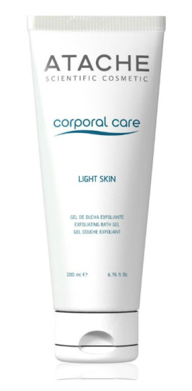 Гель-пілінг відлущуючий для обличчя та тіла Atache Corporal Care Light Skin, 200 мл