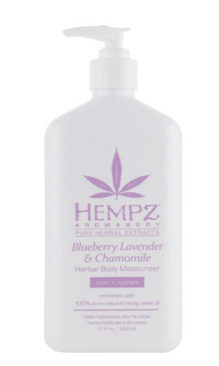 Зволожуюче молочко для тіла "Чорниця лаванда-ромашка" Hempz Blueberry Lavender & Chamomile Herbal Body Moisturizer, 500 мл