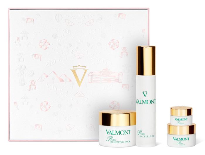 Косметичний набір рожевий Valmont Prime Renewing Pack Retail Set