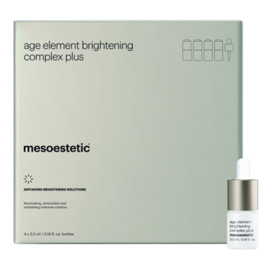 Комплекс для освітлення і сяяння шкіри C15 Mesoestetic Age Element Brightening Complex Plus, 4х5.5 мл