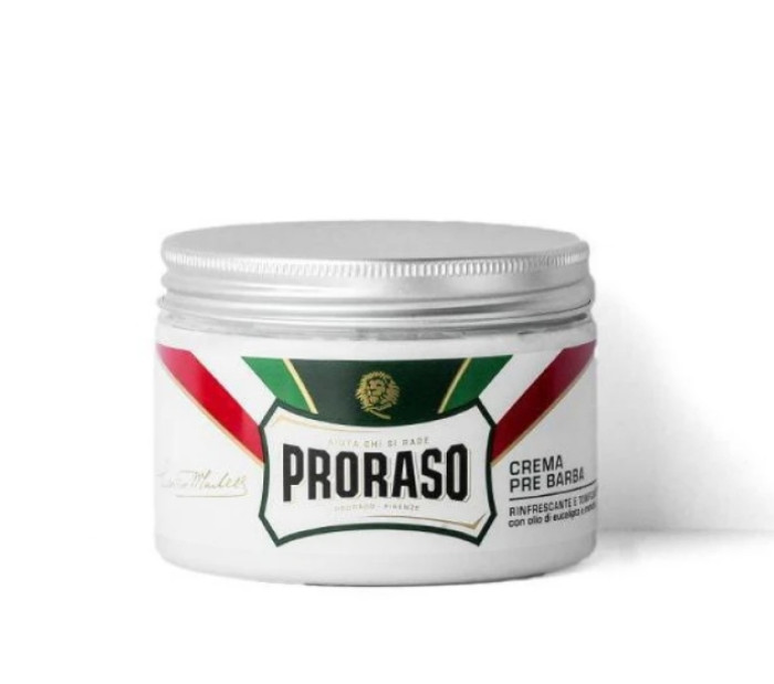 Освежающий крем для ухода за кожей перед бритьем эвкалипт и ментол Proraso Green Pre-shaving cream, 300 мл