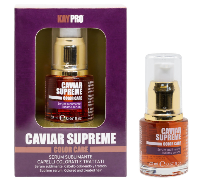 Сиворотка с икрой для окрашенных волос Kay Pro Color Care Caviar Supreme Sublimant Serum, 20 мл