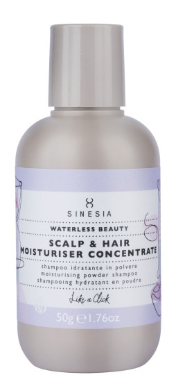 Увлажняющий концентрированный шампунь-пудра Sinesia Waterless beauty, 50гр