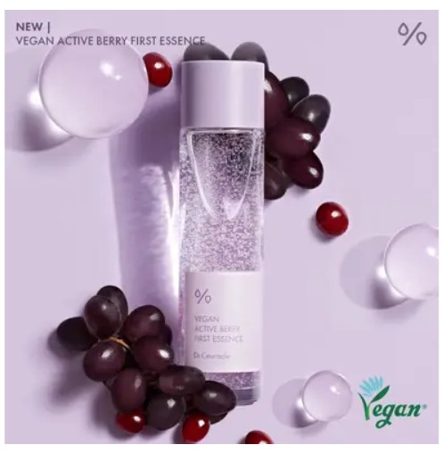 Стартовая эссенция с ресвератролом и экстрактом клюквы Dr.Ceuracle Vegan Active Berry First Essence, 150 мл