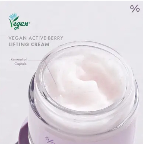 Лифтинг крем-гель с ресвератролом и экстрактом клюквы Dr.Ceuracle Vegan Active Berry Lifting Cream, 75 г