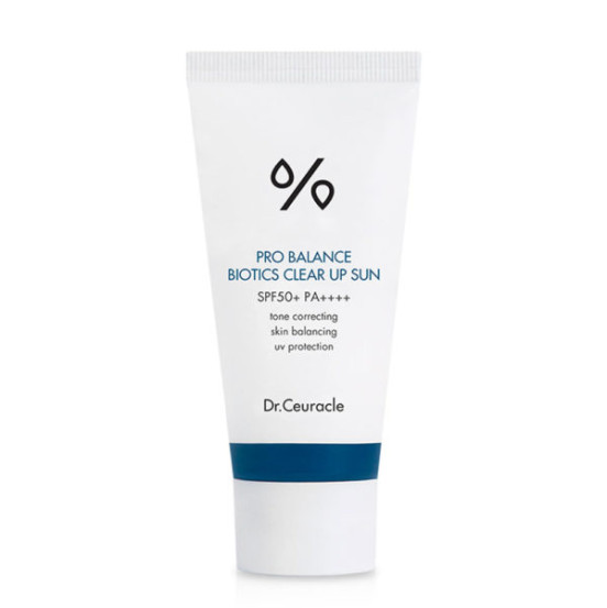 Солнцезащитный крем-эмульсия с пробиотиками  Pro Balance Biotics Clear Up Sun SPF 50+ PA++++, 50 мл