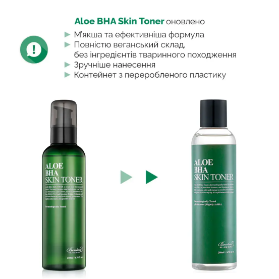 Тонер алоэ с салициловой кислотой Benton Aloe BHA Skin Toner