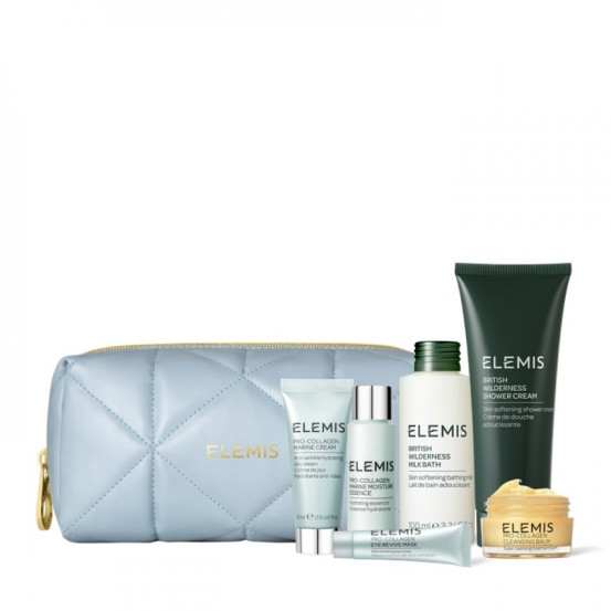 Набір Розкішна косметичка з бестселерами для обличчя та тіла ELEMIS Travel Edition: Face & Body Little Luxuries