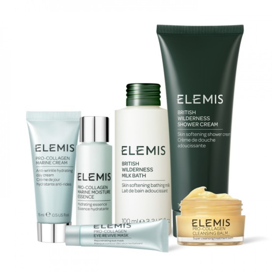 Набір Розкішна косметичка з бестселерами для обличчя та тіла ELEMIS Travel Edition: Face & Body Little Luxuries