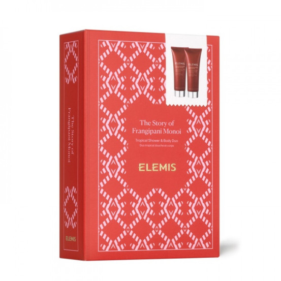 Изысканный тропический дуэт для душа и тела Франжипани ELEMIS The Story of Frangipani Monoi Gift Set