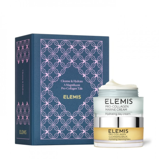 Набор Дуэт Про-Коллаген Очищение и Увлажнение кожи ELEMIS Cleanse & Hydrate A Magnificent Pro-Collagen Tale Gift Set