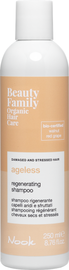 Восстановительный шампунь для поврежденных и ослабленных волос Nook BEAUTY FAMILY AGELESS, 250 мл