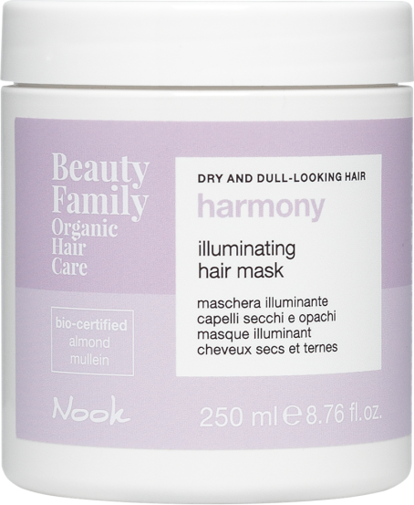 Маска для блеска сухих и тусклых волос Nook BEAUTY FAMILY HARMONY, 250 мл