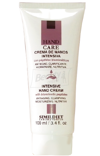 Зволожуючий крем для рук з ефектом, що омолоджує і освітлює Simildiet Laboratorios Hand Care Cream 100 ml