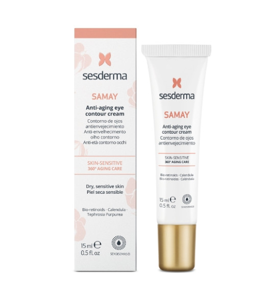 Антивіковий крем-контур для зони навколо очей Sesderma Samay Anti-Aging Eye Contour Cream, 15 мл