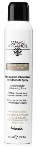 Спрей реструктуруючий з кератином Nook Magic Arganoil Keratin Power Booster, 150 мл