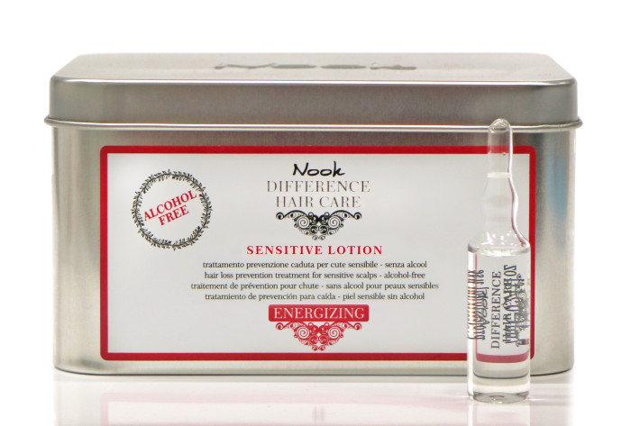 Лосьйон проти випадіння волосся для чутливої ​​шкіри голови Nook DHC Energizing Sensitive Lotion, 12х7 мл