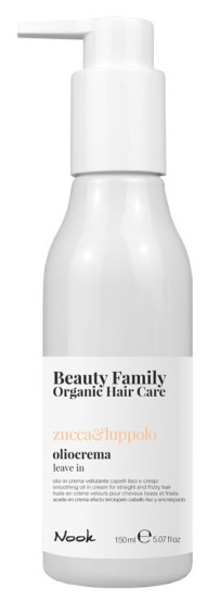 Олія-крем для гладкості прямого та неслухняного волосся Nook Beauty Family Organic Hair Care, 150 мл