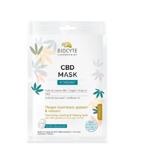 Увлажняющая маска для лица Biocyte CBD MASK, 1 шт
