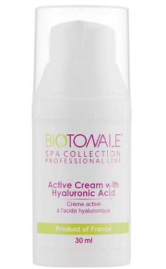 Активний крем з гіалуроновою кислотою Biotonale Active Cream with Hyaluronic Acid, 30 мл