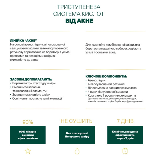 Сироватка з азелогліцином та саліциловою кислотою AG SKIN SERUM Azeloglycine salicylic acid, 30 мл