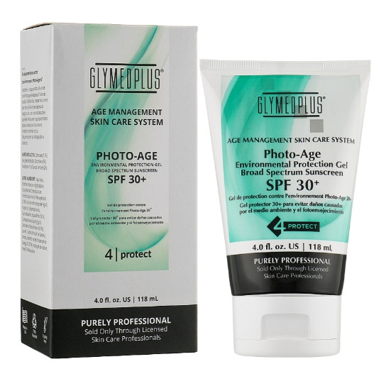 Захисний гель від фотостаріння SPF 30 GlyMed Plus Age Management Photo-Age Environmental Protection Gel 30, 118 мл