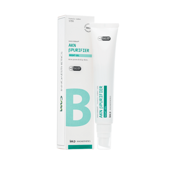 Нічний гель для терапії акне βPURIFIER Night Gel 50g Innoaesthetics, 50g