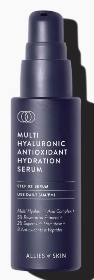 Дневная сыворотка для лица Allies Of Skin Multi Hyaluronic Antioxidant Hydration Serum, 30 мл