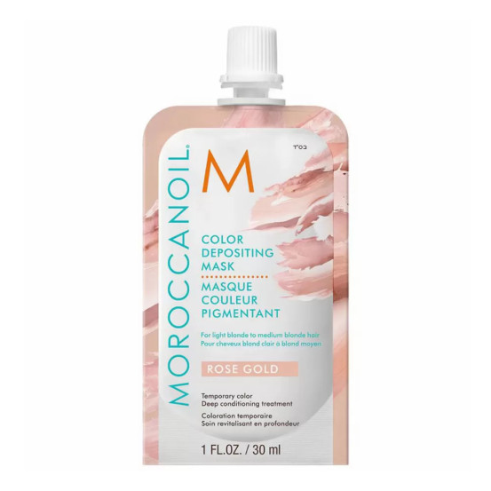 Оттеночная маска Розовое золото Moroccanoil mask Rose Gold, 30 мл