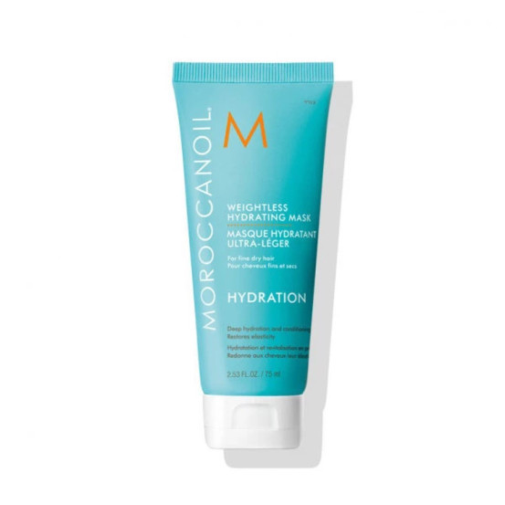 Легкая увлажняющая маска для тонких волос Moroccanoil Weightless Hydrating Mask, 75 мл