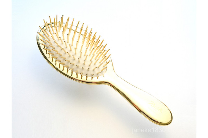 Щётка для волос с нейлоном Janeke Superbrush Limited Edition Gold (золото)