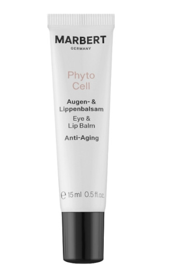 Бальзам для кожи вокруг глаз и губ Marbert PhytoCell Anti-Aging Eye & Lip Balm, 15 мл