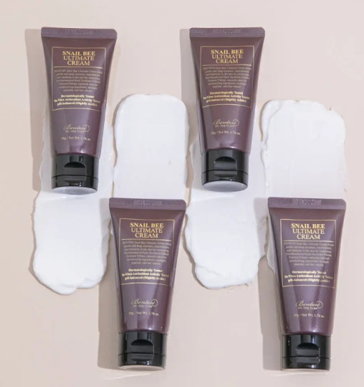 Крем с ферментированным муцином улитки и пчелиным ядом Benton Snail Bee Ultimate Cream, 50 г