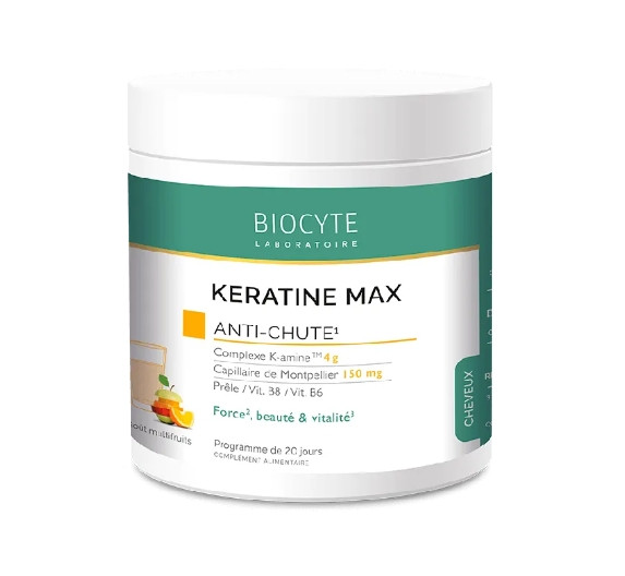 Пищевая добавка для волос Кератин Макс Biocyte Keratine Max, 20х12 г