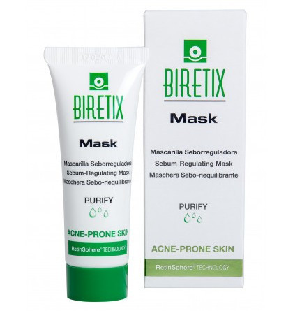 Себорегулирующая маска для кожи с акне Cantabria Biretix Mask, 25 мл