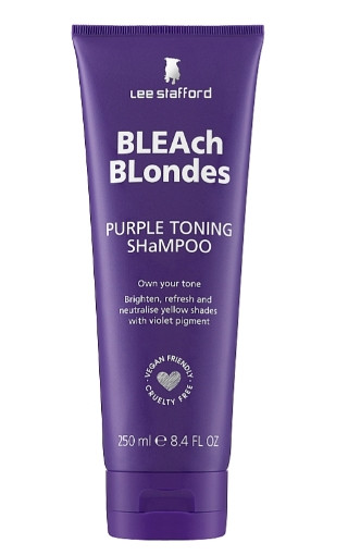 Шампунь для тонування фарбованого волосся Lee Stafford Bleach Blondes Purple Toning Shampoo, 50 мл