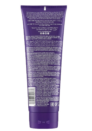 Шампунь для тонування фарбованого волосся Lee Stafford Bleach Blondes Purple Toning Shampoo, 50 мл