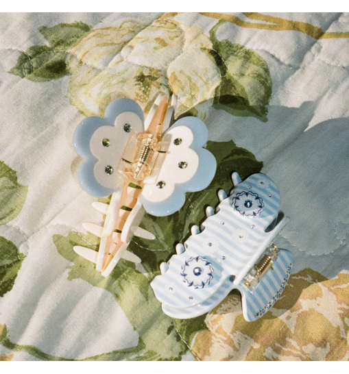 Крабик для волос Emi Jay Sweetheart Clip in Blue Breeze