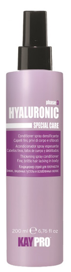 Кондиціонер-спрей гіалуроновий для ламкого волосся KayPro Hyaluronic SpecialCare, 200 мл
