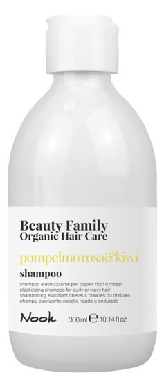 Безсульфатний шампунь для еластичності кучерявого і виткого волосся Nook Beauty Family Organic Hair Care, 300 мл