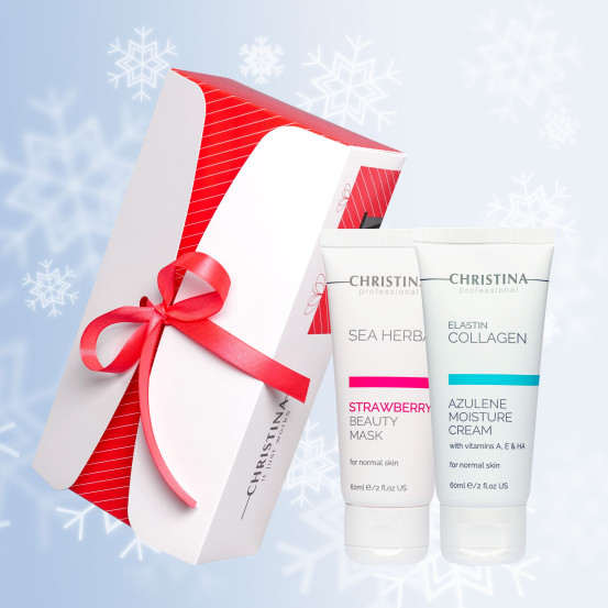 Подарунковий набір для всіх типів шкіри "Зволоження та живлення" Christina Cosmetics