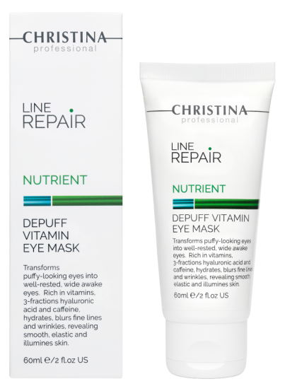 Витаминная омолаживающая маска вокруг глаз Christina Line Repair Nutrient Depuff Vitamin Eye Mask, 60 мл