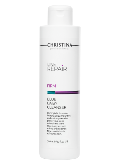 Очиститель с экстрактом голубой маргаритки Christina Line Repair Firm Blue Daisy Cleanser, 300 мл